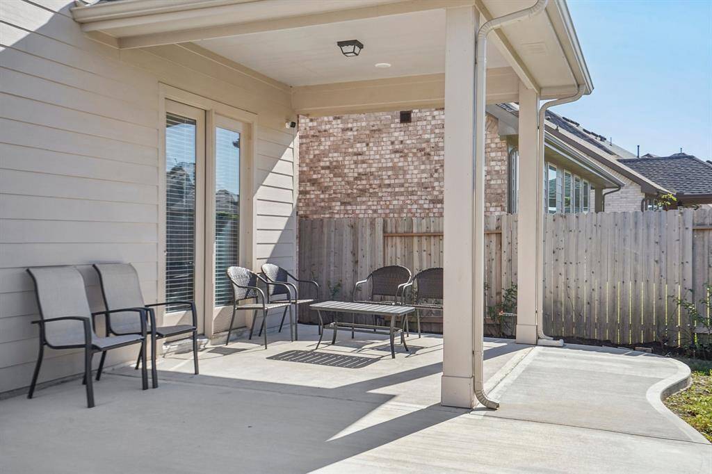 Backyard patio