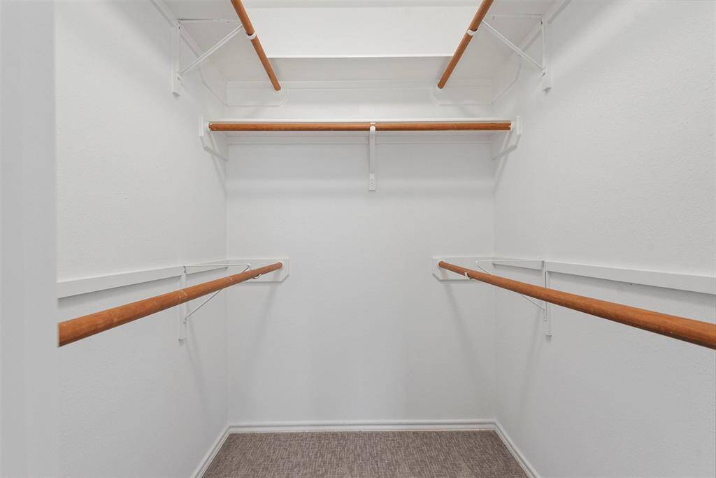 Primary walk-in closet