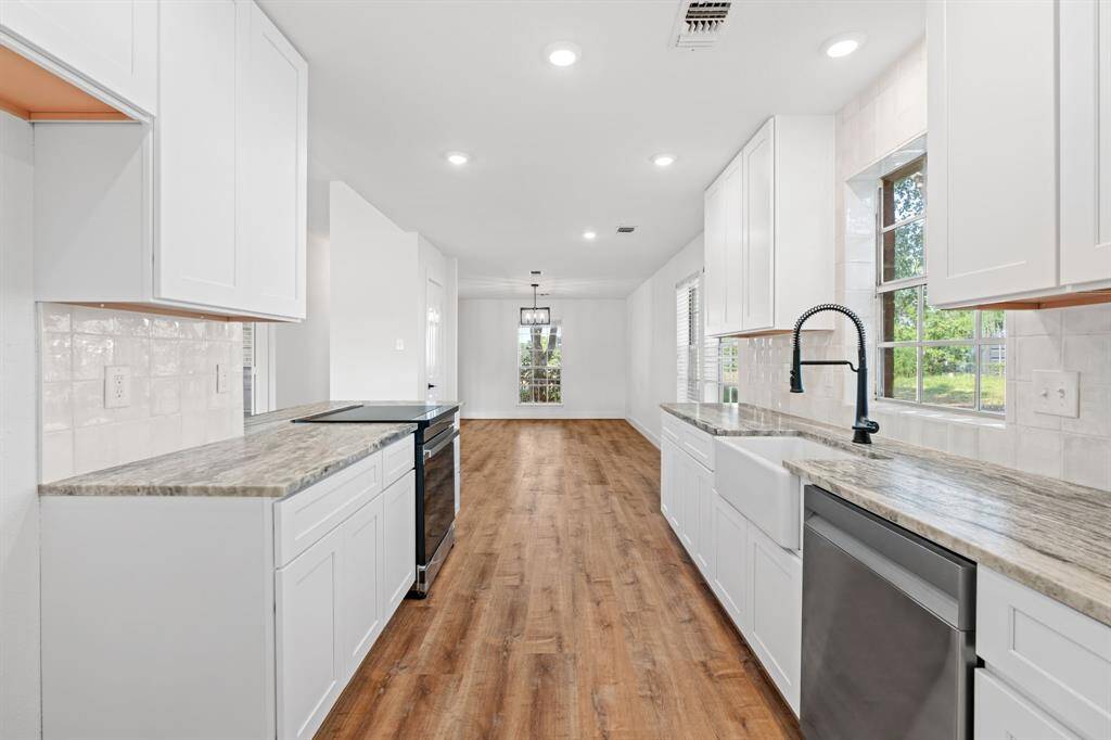 All new stainless steel appliances