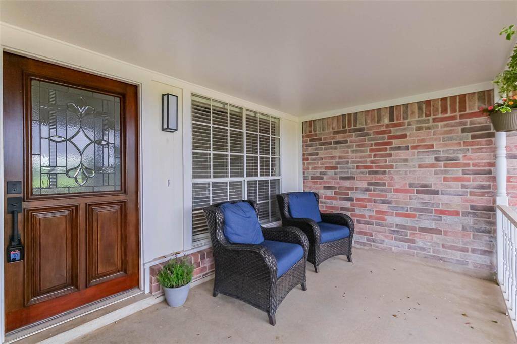Front porch for watching sunsets