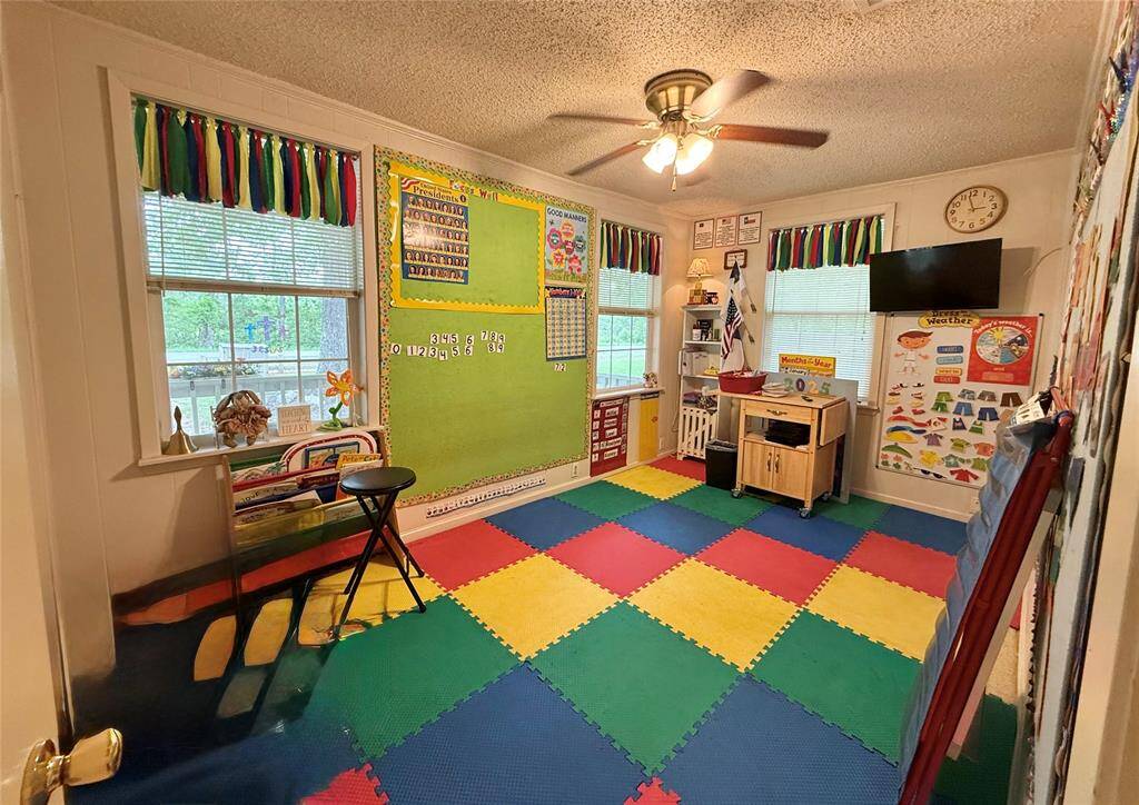 Bedroom 1 used as classroom