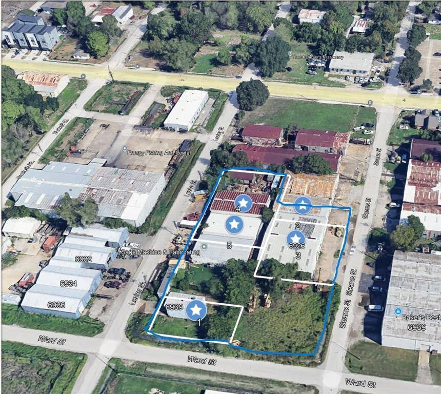 All lots aerial view
