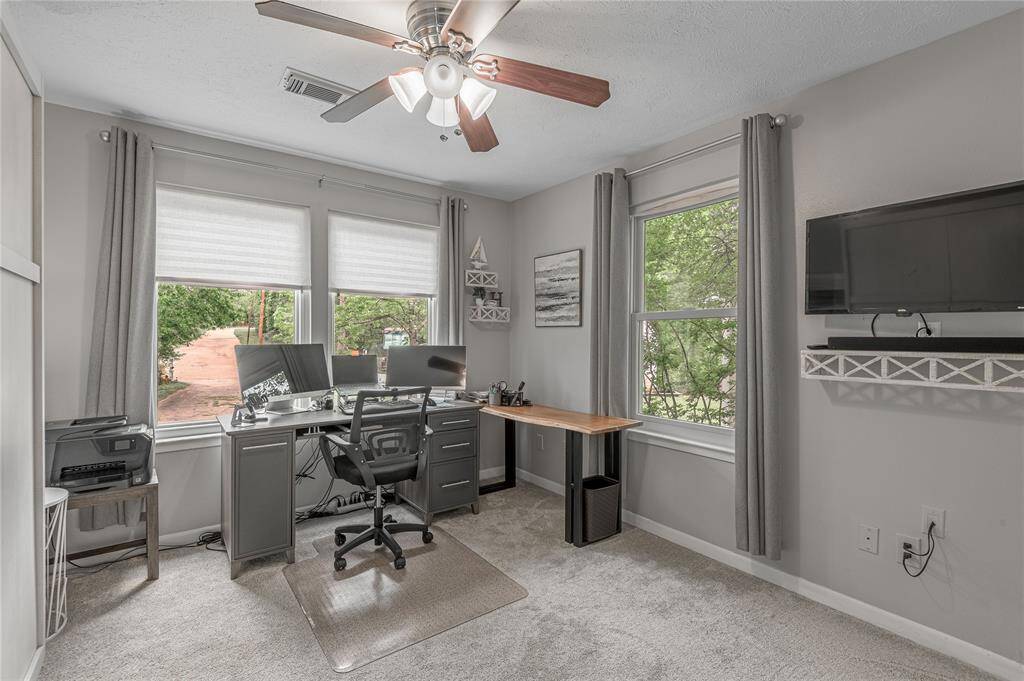 2nd bed room is currently being used as an office.  There is a murphy bed for company that will remain with the home.