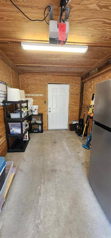 This is the garage on the right. There is a ADA accessible entrance to the guest suite.