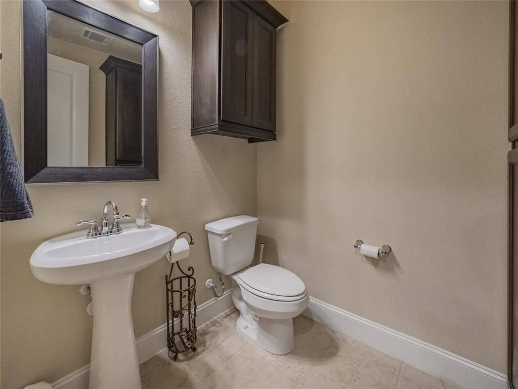this is the half bath for all your guest when entertaining