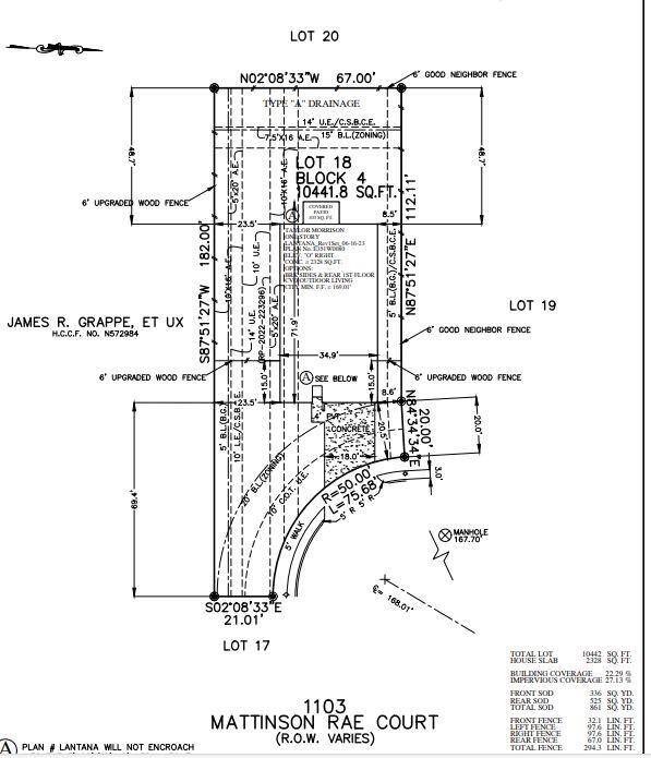 Plot Plan