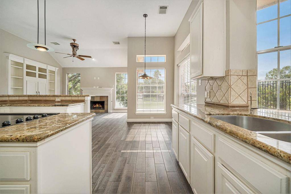 This open floorplan has a view from all sides, making it light and bright and full of excitement!