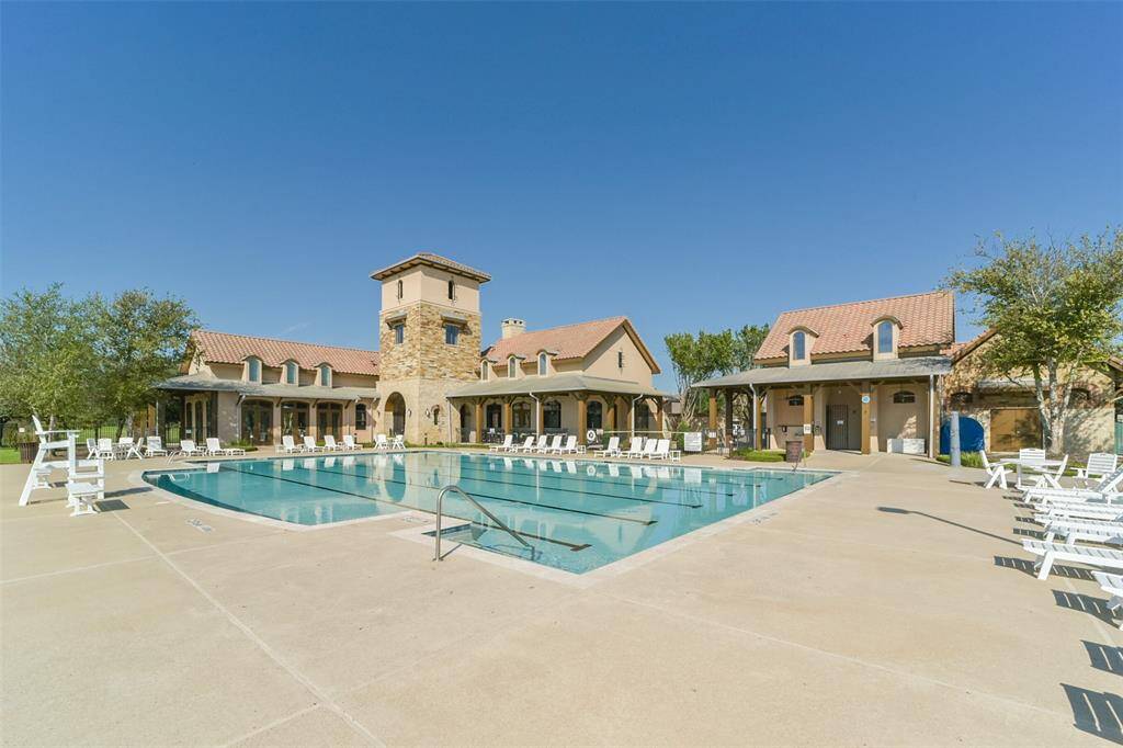 Also attached to the main clubhouse is the competition sized swimming pool, home to the Summer Swim League LOBT Barracudas! This is one of TWO community pools enjoyed by residents of Lakes of Bella Terra.