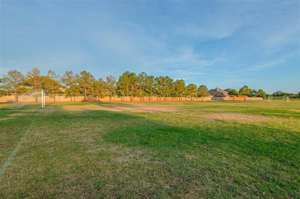 Goal!!!! Lakes of Bella Terra residents enjoy their own private soccer field.