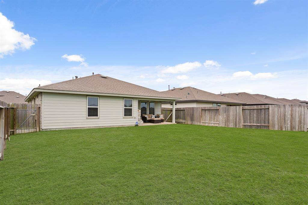 Nice sized backyard