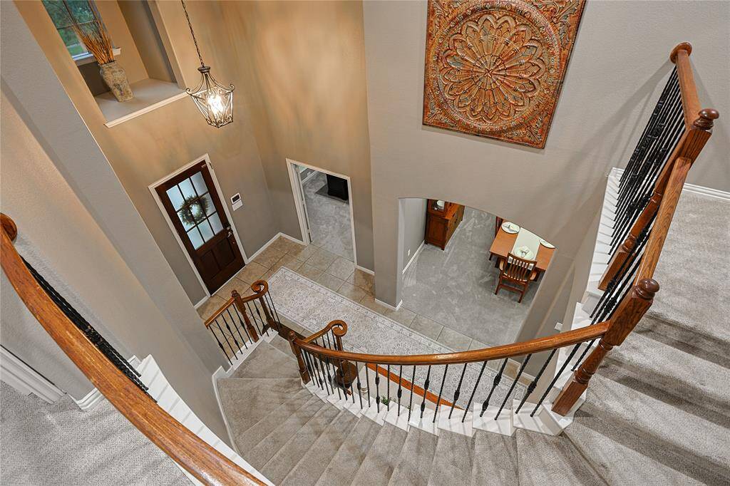 Make your way upstairs and enjoy the view of the lower level