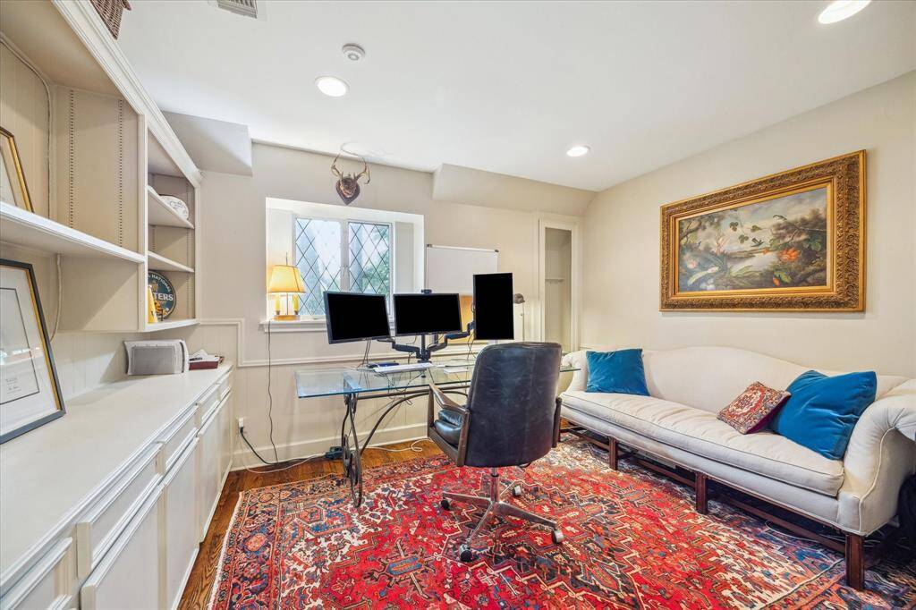 Downstairs office.