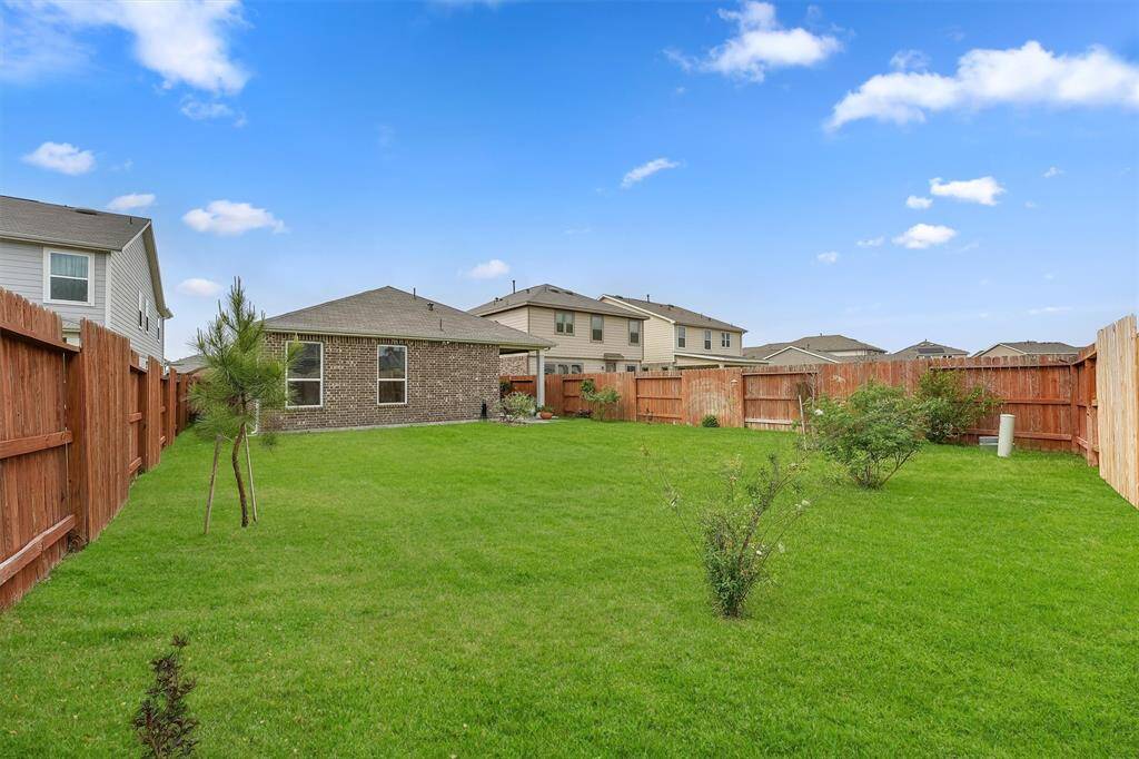 Spacious backyard with endless possibilities.