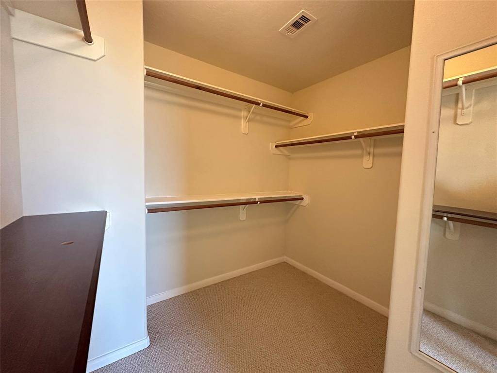 Master walk-in closet
