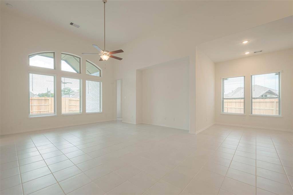 Open plan layout with lots of windows allowing ample natural light in the home.