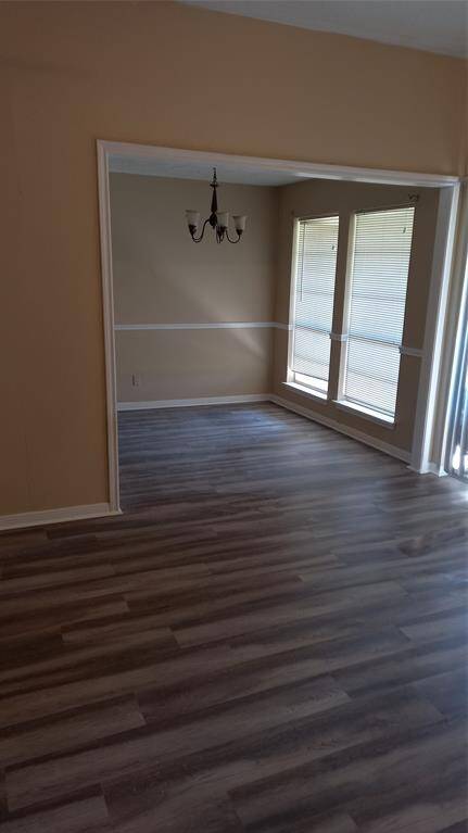 Dining area just off kitchen & den