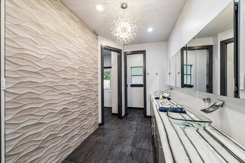 The primary bathroom is just special. The finishes are beautiful.
