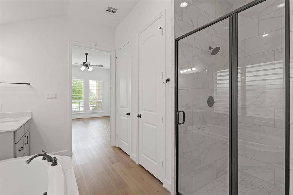 Large shower