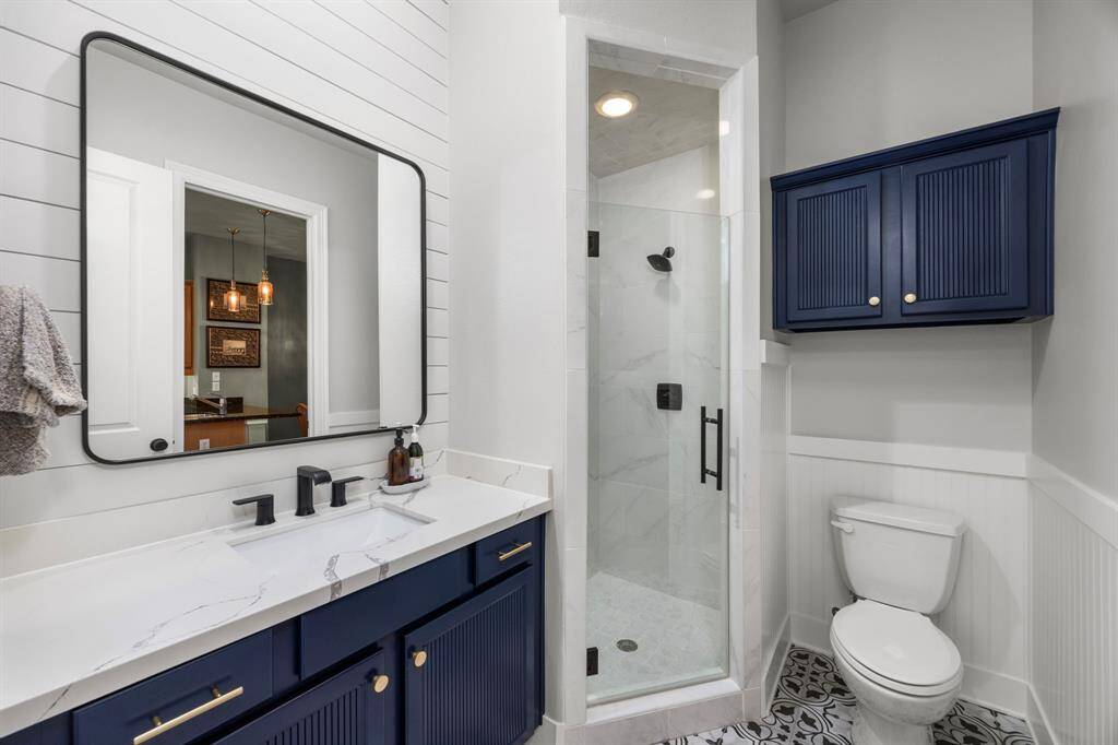 Updated bathroom on 2nd level