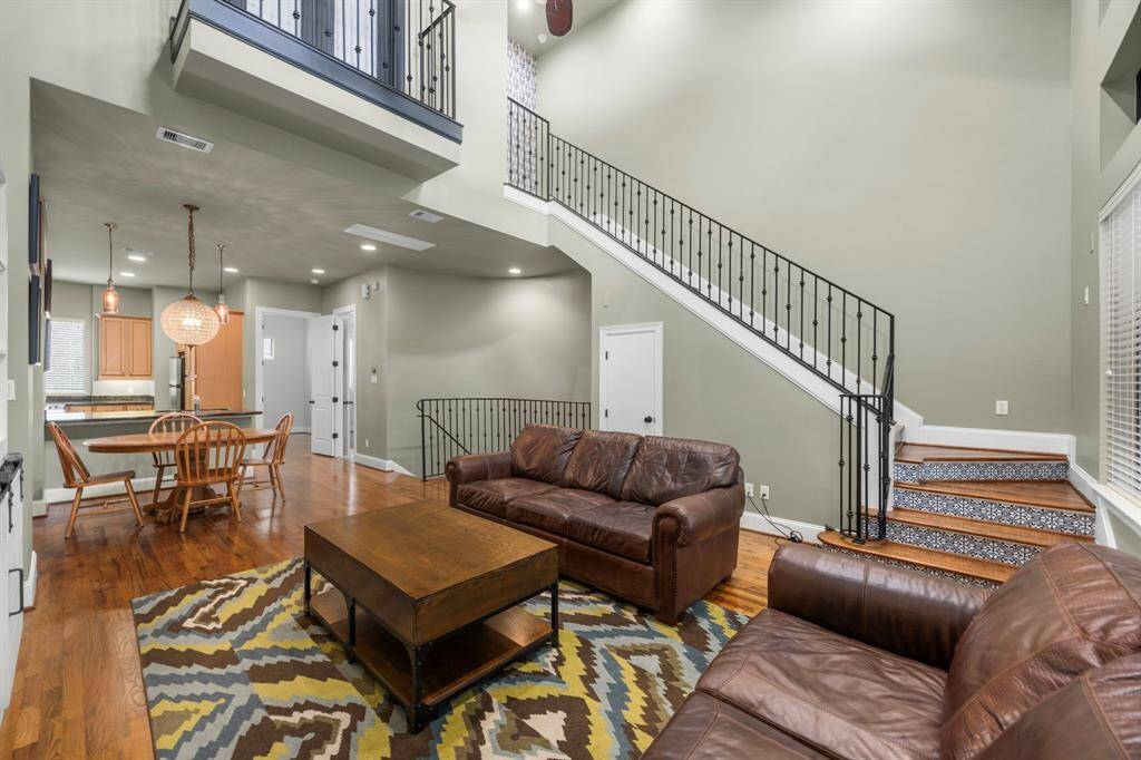 Large open concept living/dining