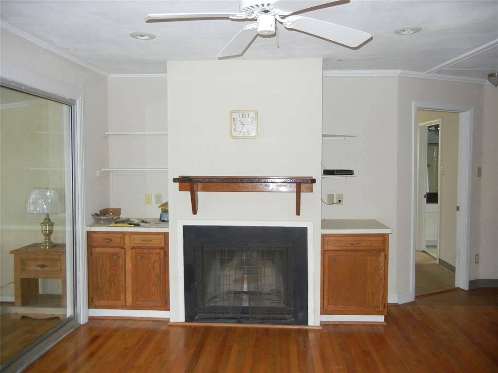 Fireplace in living room
