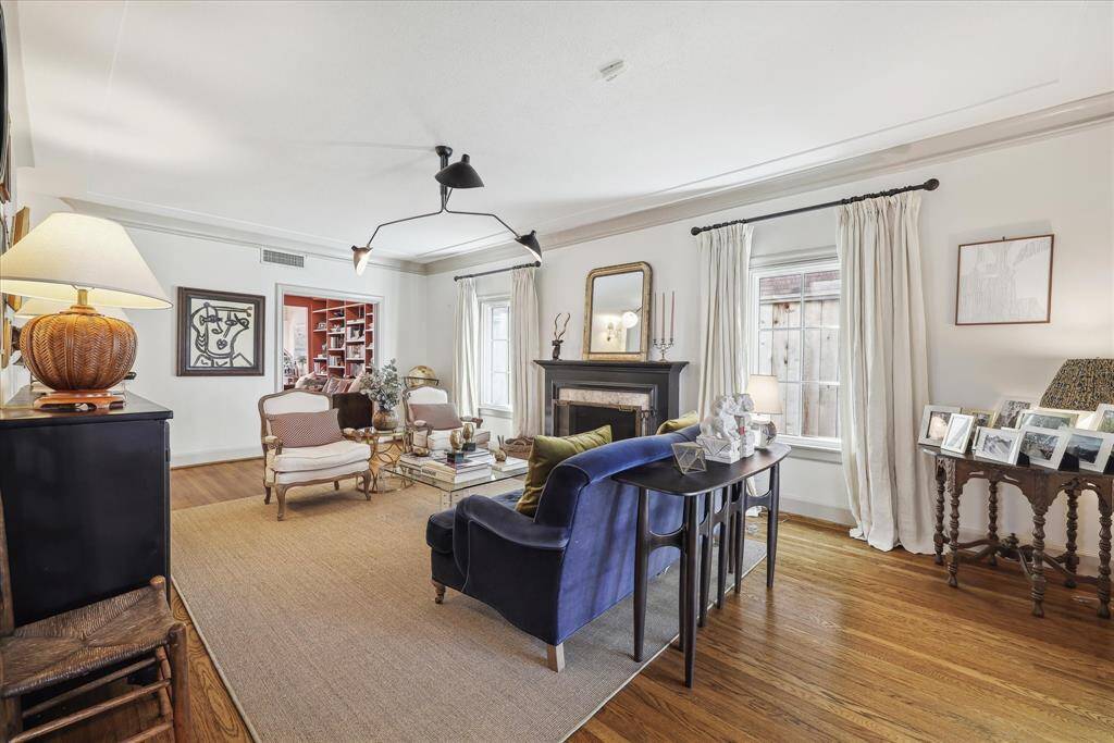 One last view of formal living space and large windows.