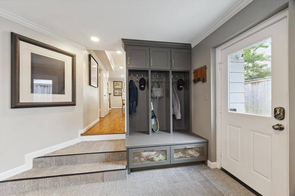 Mudroom area