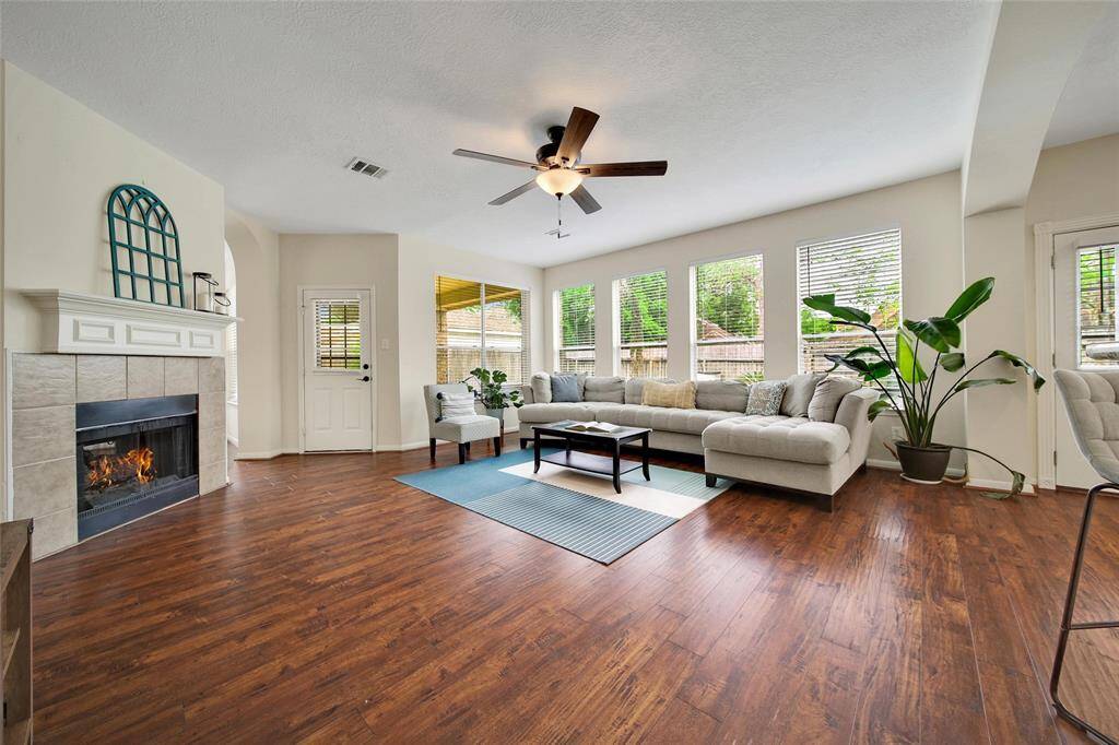 This home offers great natural light with large windows and open spaces.
