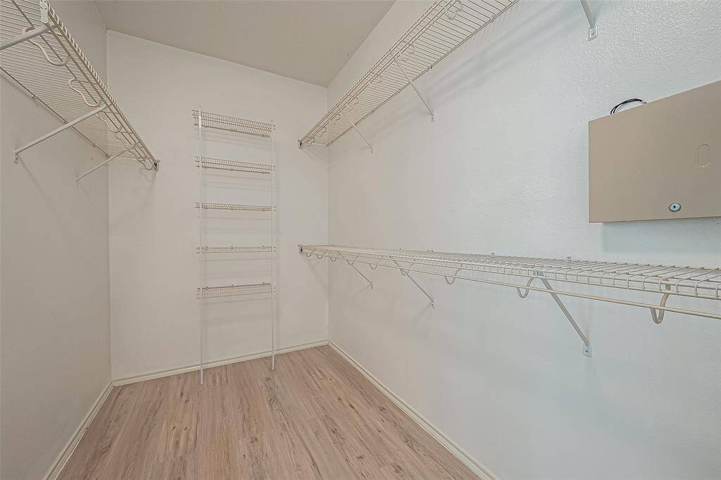 Primary closet