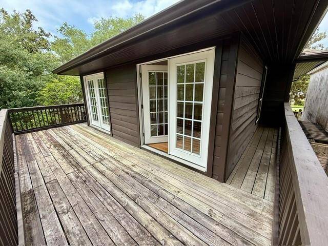 Balcony off the primary bedroom