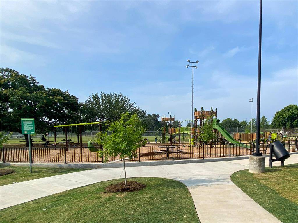 Right along the hike and bike trail is TC Jester park, take the kids for a play day at the updated playground,have picnic with friends, or go for a day of disc golf.