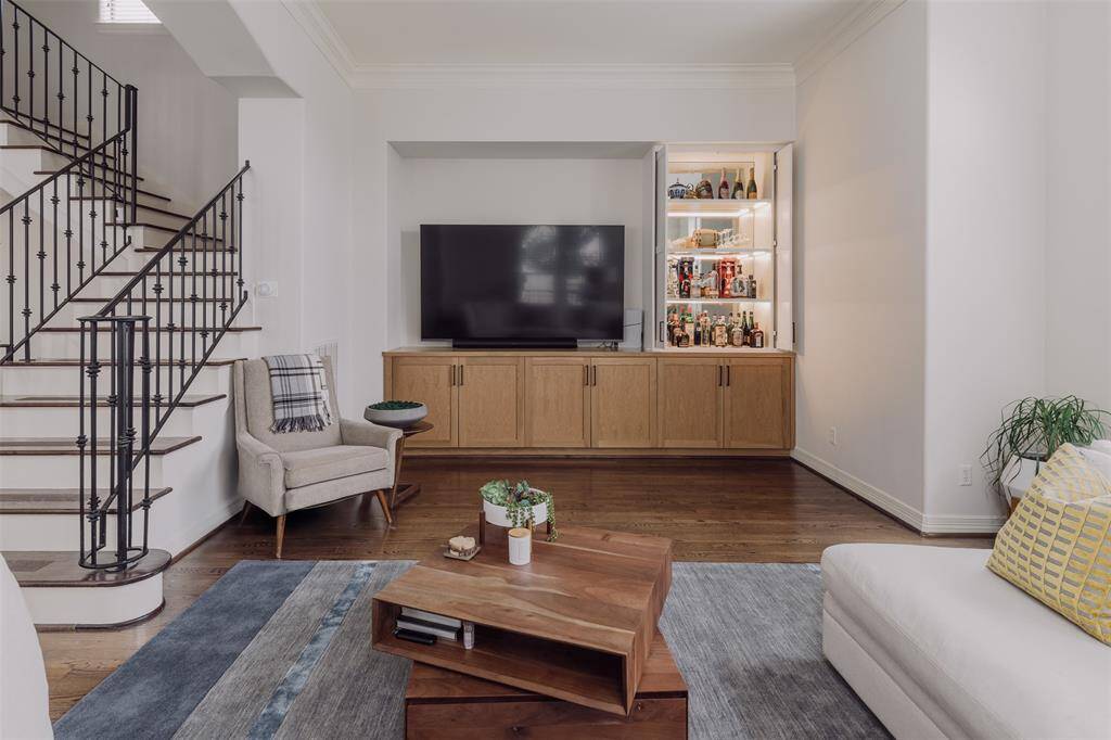 Custom cabinetry for storage