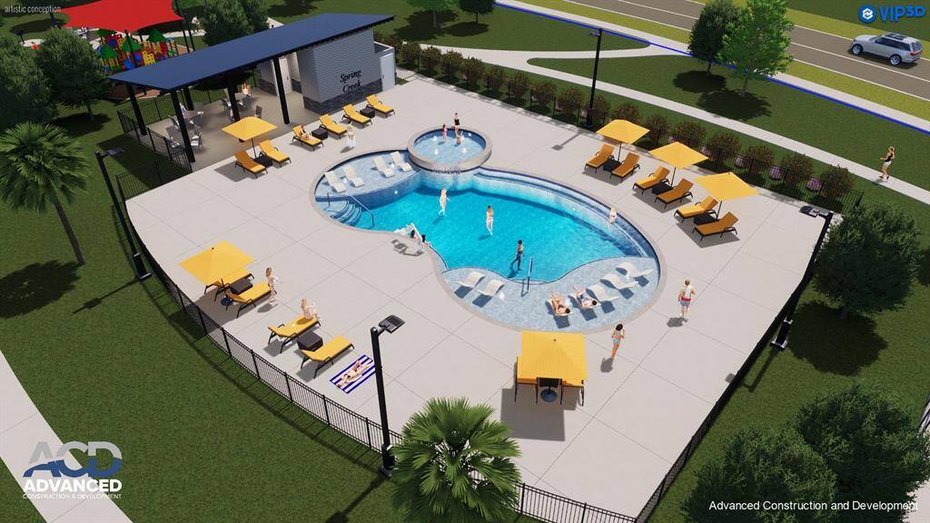 Dive into relaxation at the Spring Creek Trails pool! This resort-style amenity features a sparkling swimming pool perfect for cooling off on sunny days.