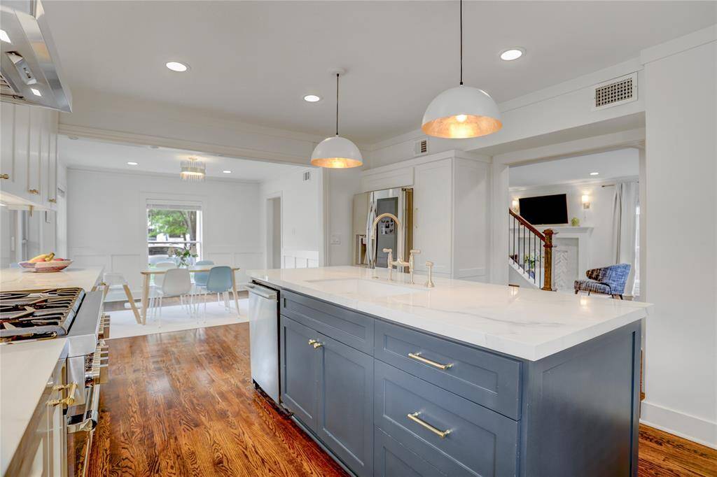 Spacious island kitchen with high-end finishes and thoughtful design.