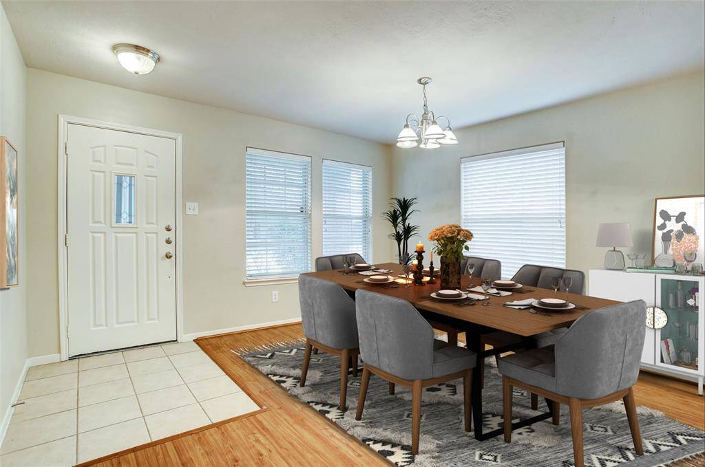 As you step into 24631 Cornell Park you are greeted by the elegant living dining room. Great Dining Area.