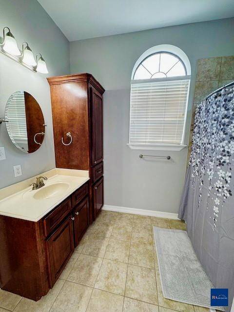 Full bath upstairs conveniently located to serve the media room and secondary bedroom.