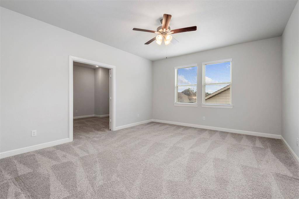 Game room upstairs with view of the media room