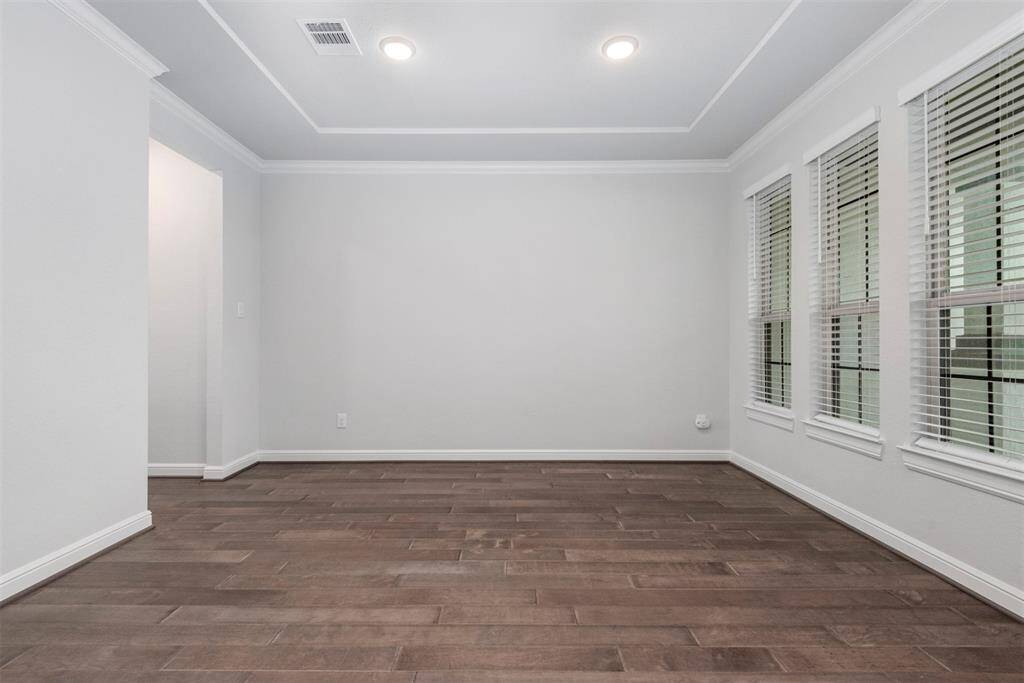 Another view of the formal dining room
