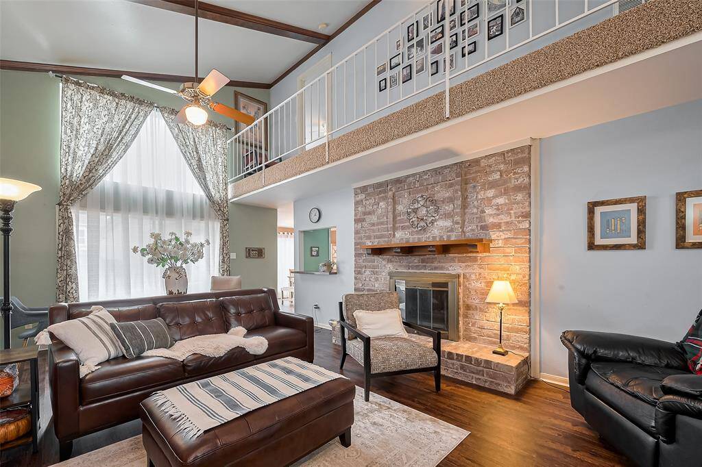 High Ceiling Living Room