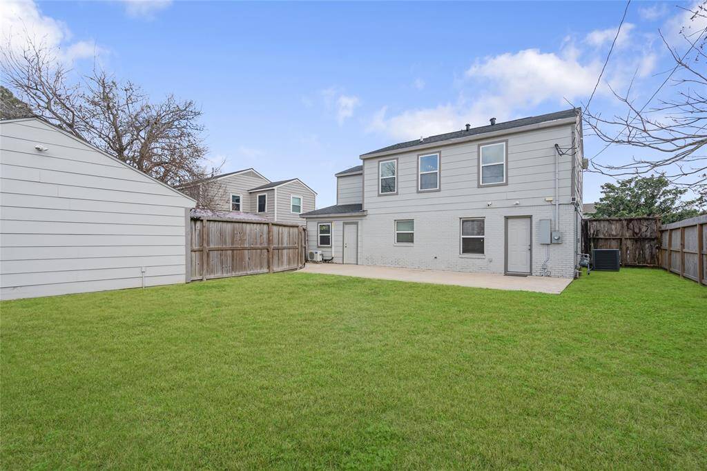 HUGE yards are hard to find in the city! There is also a large patio ready for outdoor fun!