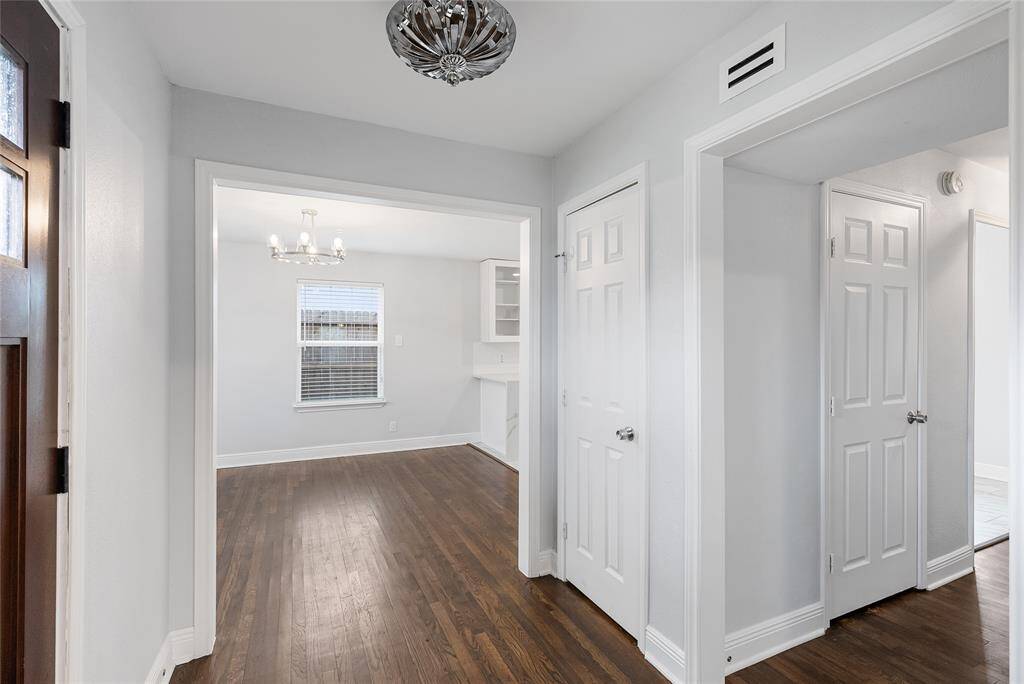 As soon as you enter, you'll be in awe of continuous wood flooring that extends throughout multiple areas of the home!