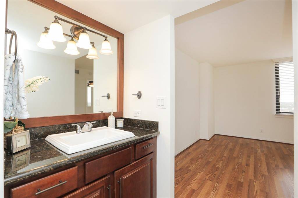 Another view of the vast vanity area.