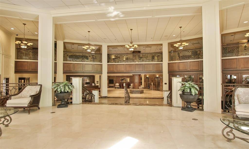 Amazing amenities surround this beautiful and welcoming lobby.