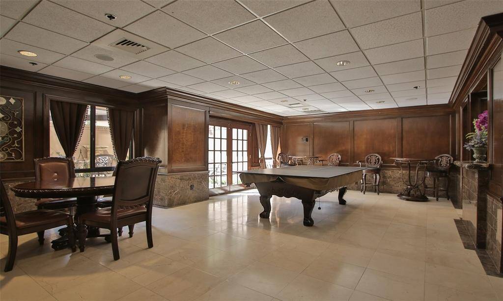 Wonderful club room with billiards for all to enjoy.