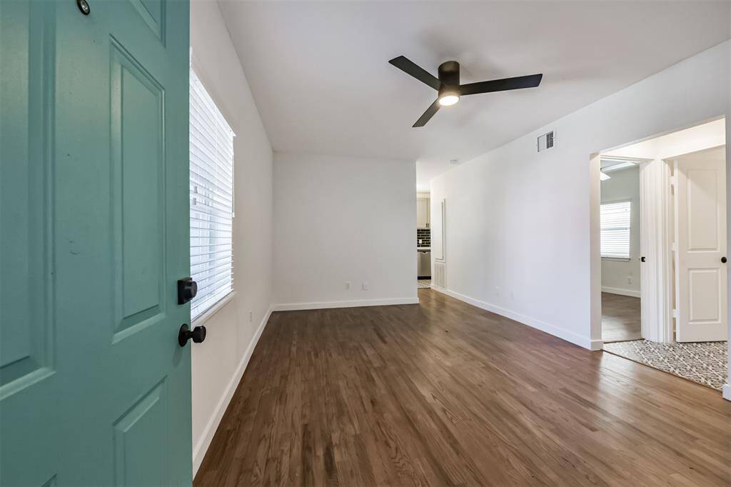 This offers a view of one the recently updated units.