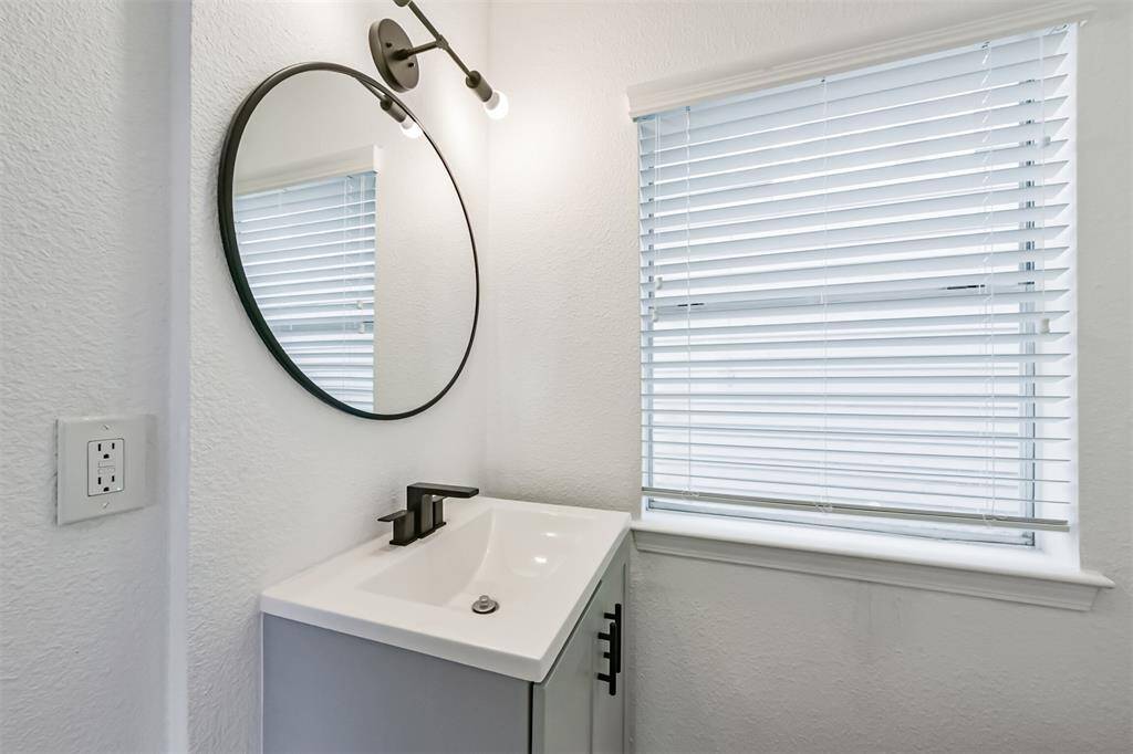 Example of the bathroom style in each unit.