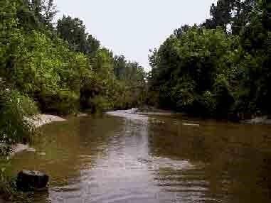 land is situated near Harmon Creek and flows into the Trinity River