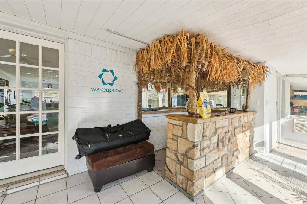 Your own bar across from the pool