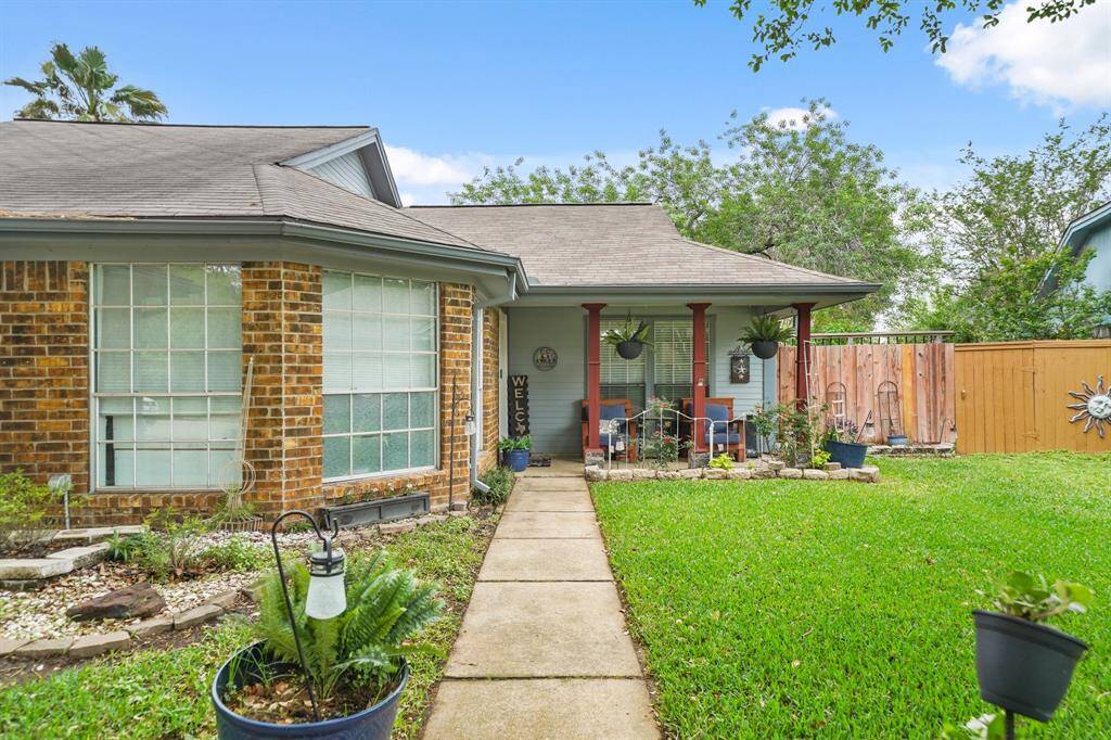 A covered front porch is a great place to sit in the evening after dinner and enjoy a cold beverage during the springtime!