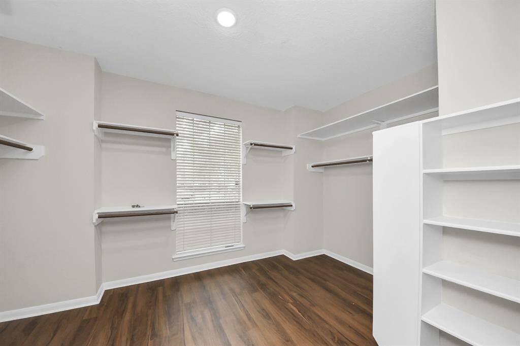 Huge Primary walk-in closet